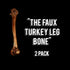 Two-pack of plant-based FAUX Turkey Legs for vegan cooking and holiday meals