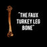 FAUX Turkey Leg Bone for plant-based turkey leg recipes