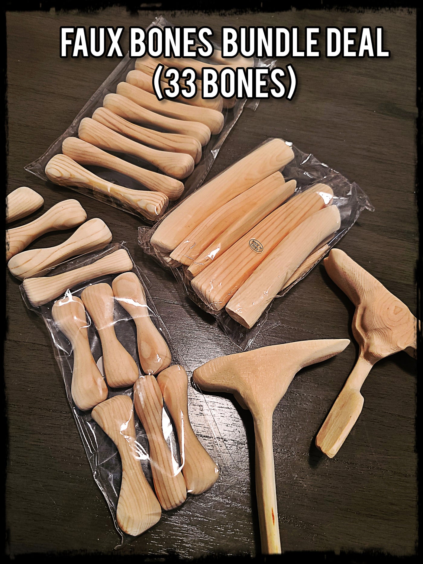 Bundle Deal! Try all 5 types of Faux Bones!