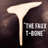 White faux T-bone made from wood for plant-based meat alternatives